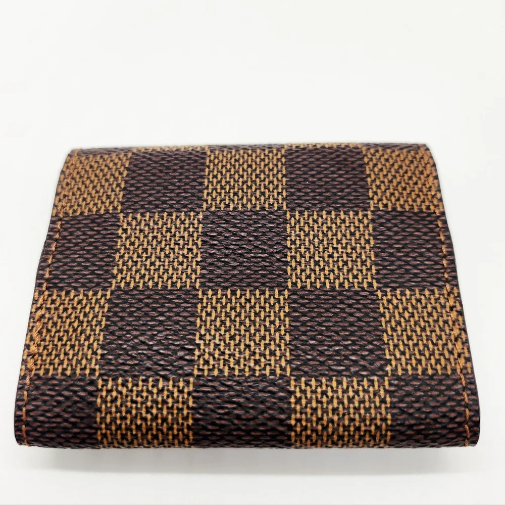 Louis Vuitton Damier Ebene Trifold Cufflink  Case - Picture 3 of 9